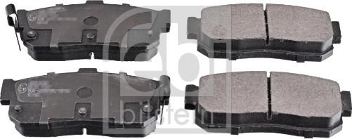 Febi Bilstein 16272 - Brake Pad Set, disc brake www.autospares.lv