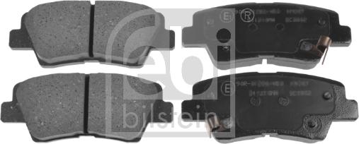 Febi Bilstein 16799 - Brake Pad Set, disc brake www.autospares.lv