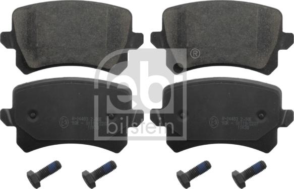 Febi Bilstein 16795 - Brake Pad Set, disc brake www.autospares.lv