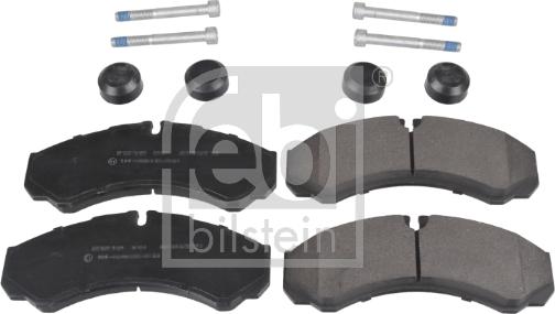 Febi Bilstein 16705 - Brake Pad Set, disc brake www.autospares.lv