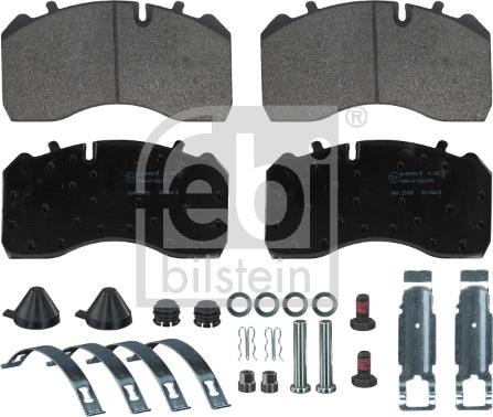 Febi Bilstein 16719 - Brake Pad Set, disc brake www.autospares.lv