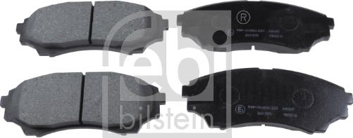 Febi Bilstein 16739 - Brake Pad Set, disc brake www.autospares.lv