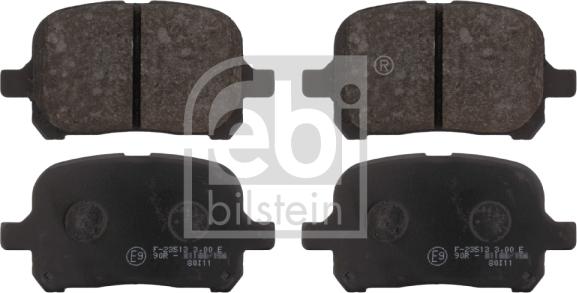 Febi Bilstein 16724 - Brake Pad Set, disc brake www.autospares.lv