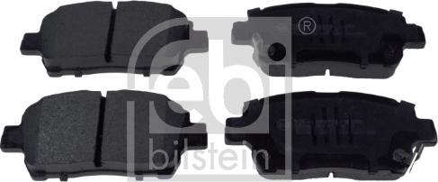 Febi Bilstein 16725 - Brake Pad Set, disc brake www.autospares.lv