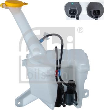 Febi Bilstein 109444 - Ūdens rezervuārs, Stiklu tīrīšanas sistēma www.autospares.lv