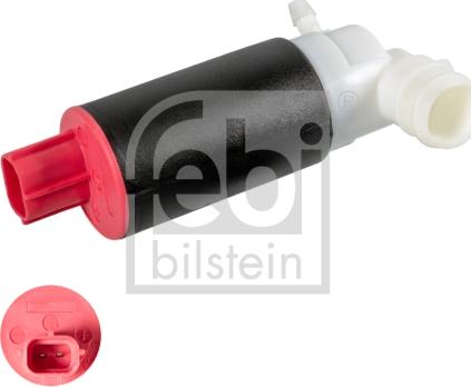 Febi Bilstein 109285 - Ūdenssūknis, Stiklu tīrīšanas sistēma www.autospares.lv