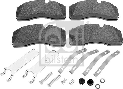 Febi Bilstein 10674 - Brake Pad Set, disc brake www.autospares.lv