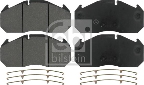 Febi Bilstein 10673 - Brake Pad Set, disc brake www.autospares.lv