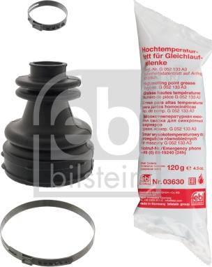 Febi Bilstein 100430 - Putekļusargs, Piedziņas vārpsta www.autospares.lv