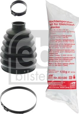 Febi Bilstein 102996 - Putekļusargs, Piedziņas vārpsta www.autospares.lv