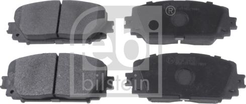 Febi Bilstein 116401 - Brake Pad Set, disc brake www.autospares.lv