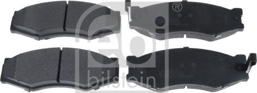 Febi Bilstein 116411 - Brake Pad Set, disc brake www.autospares.lv