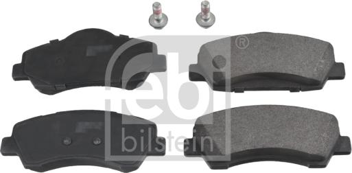 Febi Bilstein 116424 - Bremžu uzliku kompl., Disku bremzes www.autospares.lv