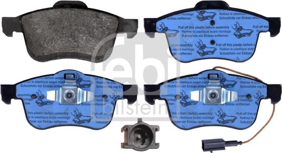 Febi Bilstein 116059 - Brake Pad Set, disc brake www.autospares.lv