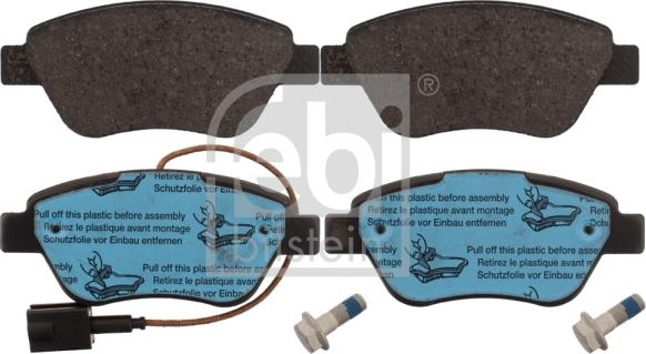 Febi Bilstein 116055 - Brake Pad Set, disc brake www.autospares.lv