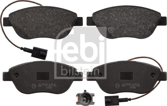 Febi Bilstein 116057 - Brake Pad Set, disc brake www.autospares.lv