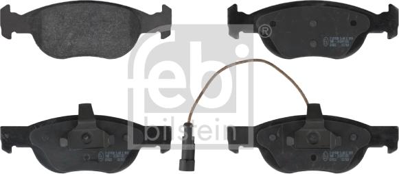 Febi Bilstein 116064 - Brake Pad Set, disc brake www.autospares.lv