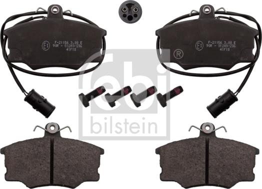 Febi Bilstein 116009 - Bremžu uzliku kompl., Disku bremzes www.autospares.lv