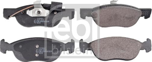 Febi Bilstein 116000 - Brake Pad Set, disc brake www.autospares.lv