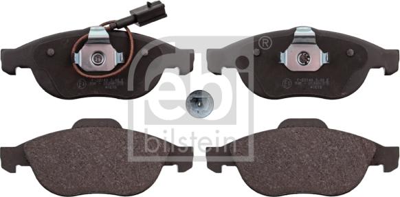 Febi Bilstein 116014 - Brake Pad Set, disc brake www.autospares.lv