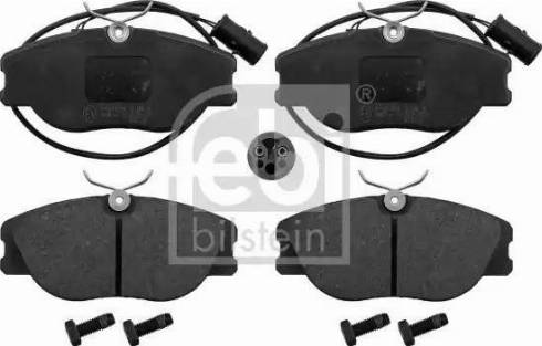 Febi Bilstein 116015 - Brake Pad Set, disc brake www.autospares.lv