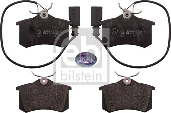 Febi Bilstein 116018 - Brake Pad Set, disc brake www.autospares.lv