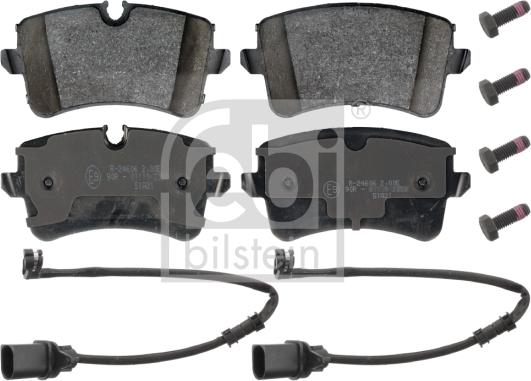 Febi Bilstein 116017 - Brake Pad Set, disc brake www.autospares.lv