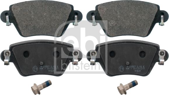 Febi Bilstein 116080 - Brake Pad Set, disc brake www.autospares.lv