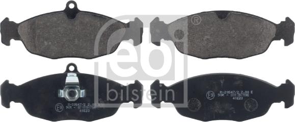 Febi Bilstein 116082 - Brake Pad Set, disc brake www.autospares.lv