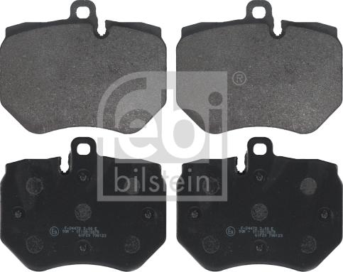 Febi Bilstein 116025 - Bremžu uzliku kompl., Disku bremzes www.autospares.lv