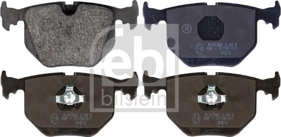 Febi Bilstein 116028 - Brake Pad Set, disc brake www.autospares.lv