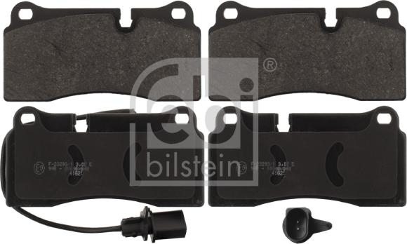 Febi Bilstein 116022 - Bremžu uzliku kompl., Disku bremzes www.autospares.lv