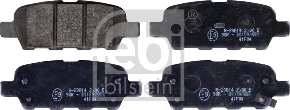 Febi Bilstein 116198 - Brake Pad Set, disc brake www.autospares.lv