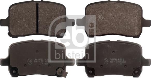 Febi Bilstein 116146 - Bremžu uzliku kompl., Disku bremzes www.autospares.lv