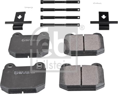 Febi Bilstein 116159 - Brake Pad Set, disc brake www.autospares.lv