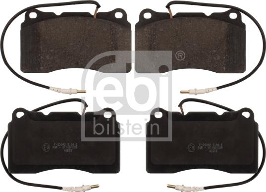 Febi Bilstein 116167 - Brake Pad Set, disc brake www.autospares.lv