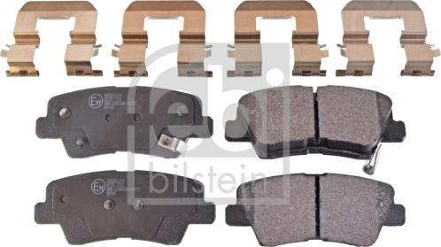 Febi Bilstein 116301 - Brake Pad Set, disc brake www.autospares.lv