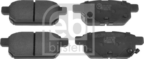 Febi Bilstein 116313 - Brake Pad Set, disc brake www.autospares.lv