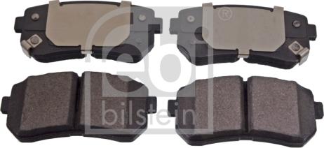 Febi Bilstein 116384 - Bremžu uzliku kompl., Disku bremzes www.autospares.lv