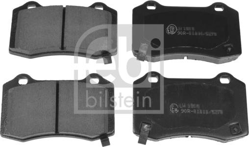 Febi Bilstein 116382 - Bremžu uzliku kompl., Disku bremzes www.autospares.lv