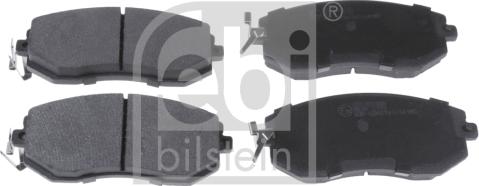 Febi Bilstein 116326 - Тормозные колодки, дисковые, комплект www.autospares.lv