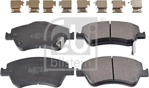 Febi Bilstein 116296 - Brake Pad Set, disc brake www.autospares.lv