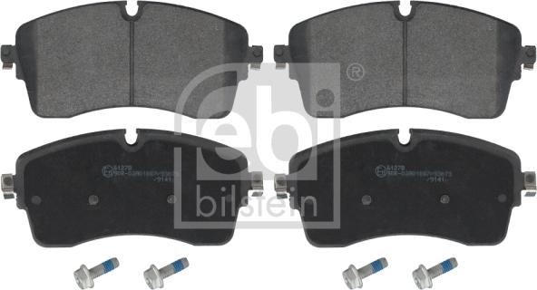 Febi Bilstein 116263 - Bremžu uzliku kompl., Disku bremzes www.autospares.lv