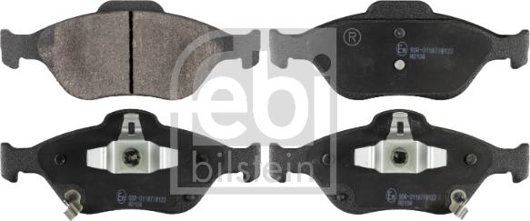 Febi Bilstein 116267 - Brake Pad Set, disc brake www.autospares.lv