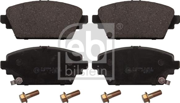 Febi Bilstein 116204 - Bremžu uzliku kompl., Disku bremzes www.autospares.lv