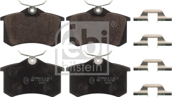 Febi Bilstein 116216 - Brake Pad Set, disc brake www.autospares.lv