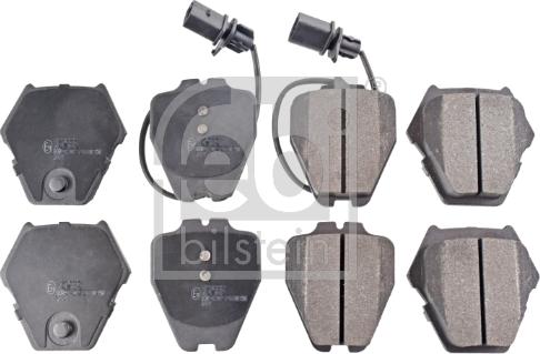 Febi Bilstein 116218 - Brake Pad Set, disc brake www.autospares.lv