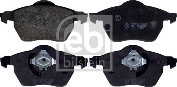 Febi Bilstein 116213 - Brake Pad Set, disc brake www.autospares.lv