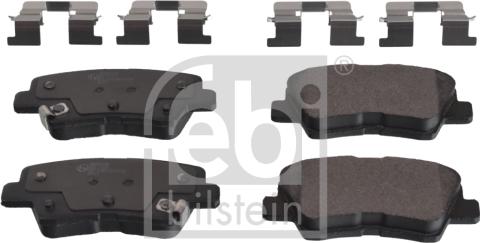 Febi Bilstein 116289 - Brake Pad Set, disc brake www.autospares.lv