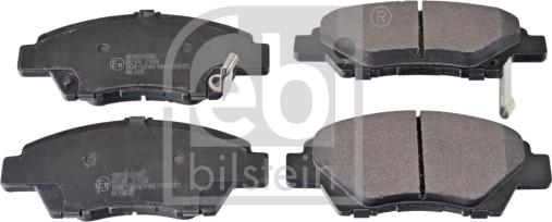 Febi Bilstein 116281 - Brake Pad Set, disc brake www.autospares.lv